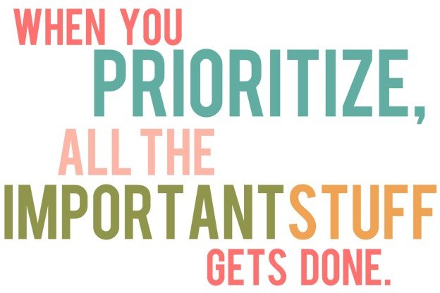 Priorities…Why They Matter!